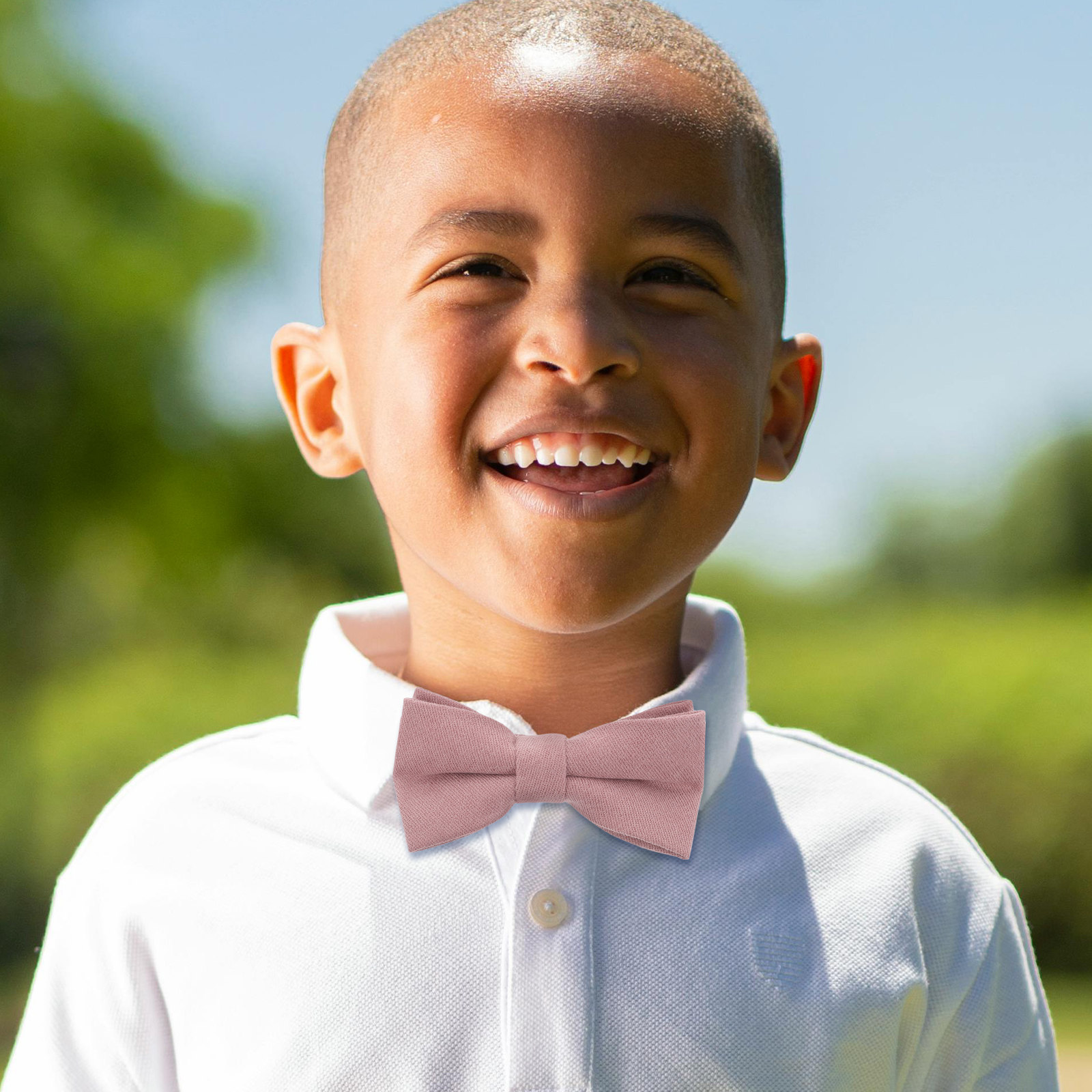 かわいい子供用蝶ネクタイ、調節可能なプレタイドコットン製幼児 - Bow Tie Pre Tied のレビューと価格