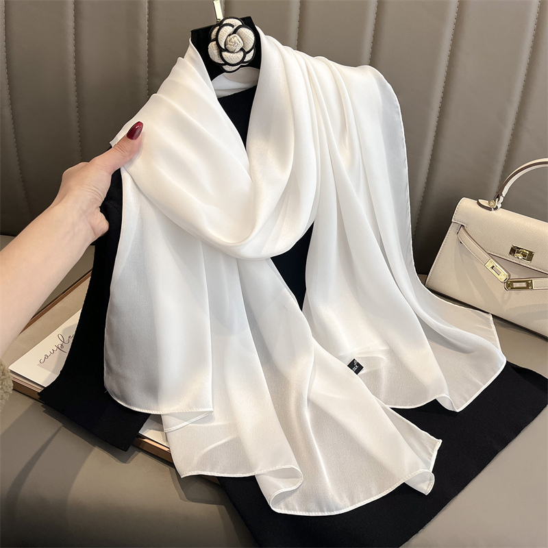 2024 高級ブランド春大ロングパシュミナ女性スカーフ固体シ - Pashmina Wrap Large のレビューと価格
