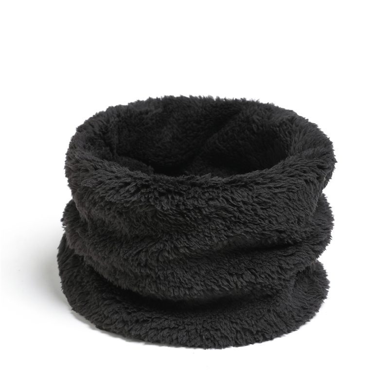 カシミヤ暖かいカラーリング冬のスカーフ固体ぬいぐるみ厚いアウ - Muffler Men Wool のレビューと価格