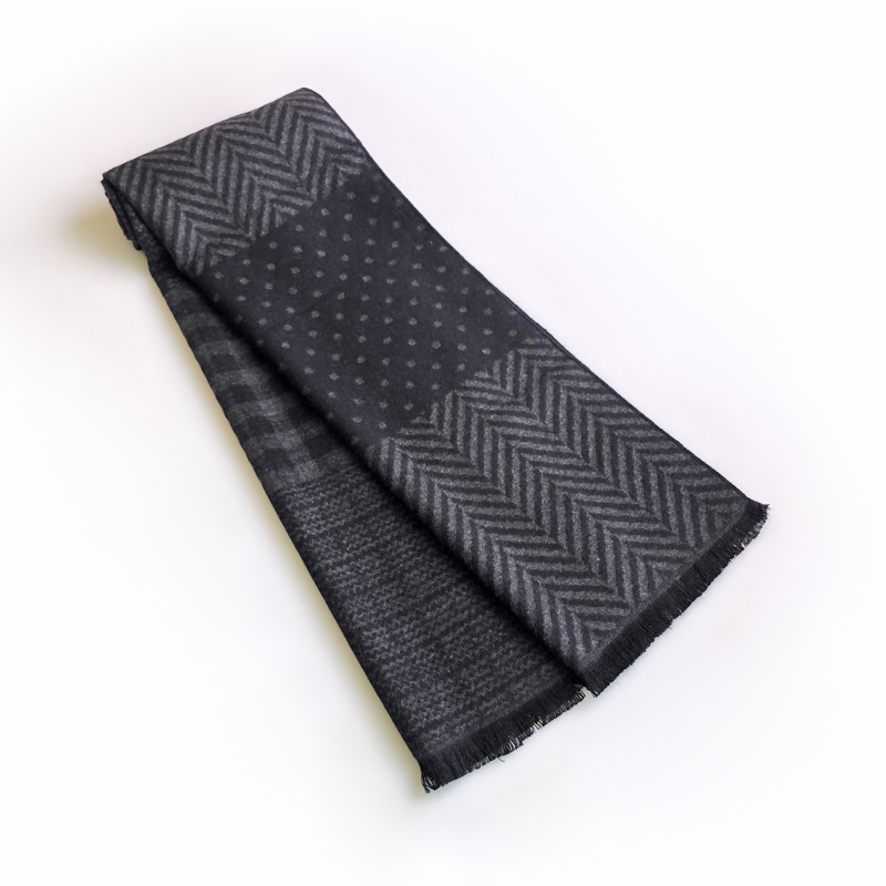 男性用タッセル付きカシミヤスカーフ,クールなショール,暖かい - Muffler Men Wool のレビューと価格