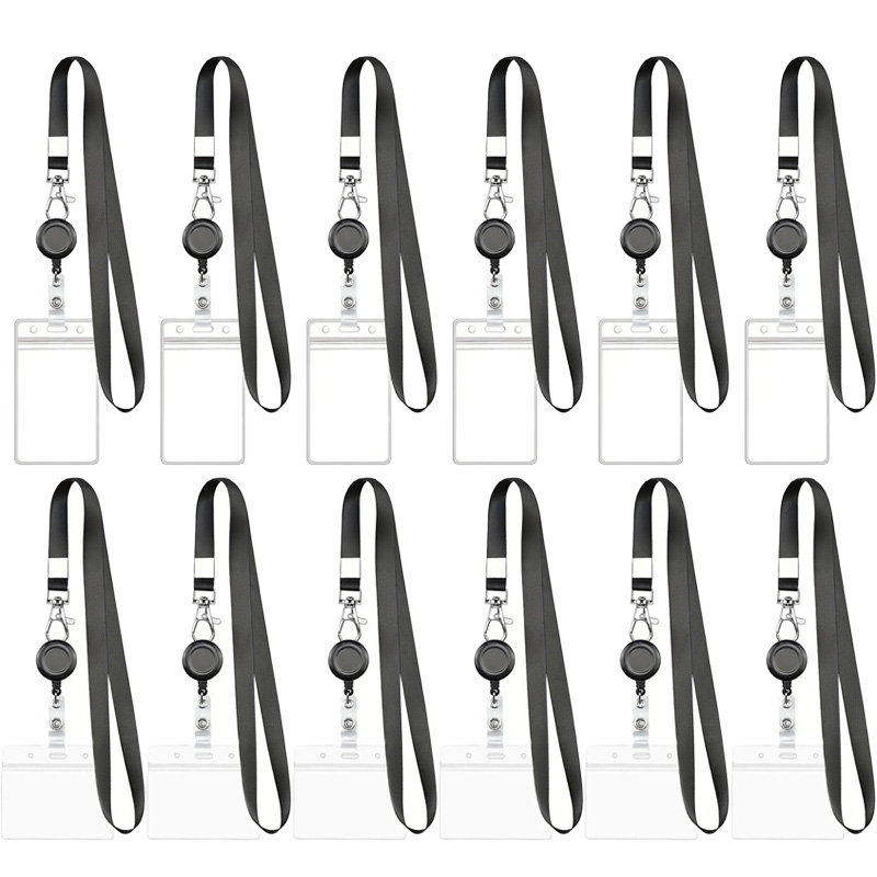 1-3個入り 防水IDバッジホルダー ランヤード＆ロブスター - Lanyard Badge Holder のレビューと価格