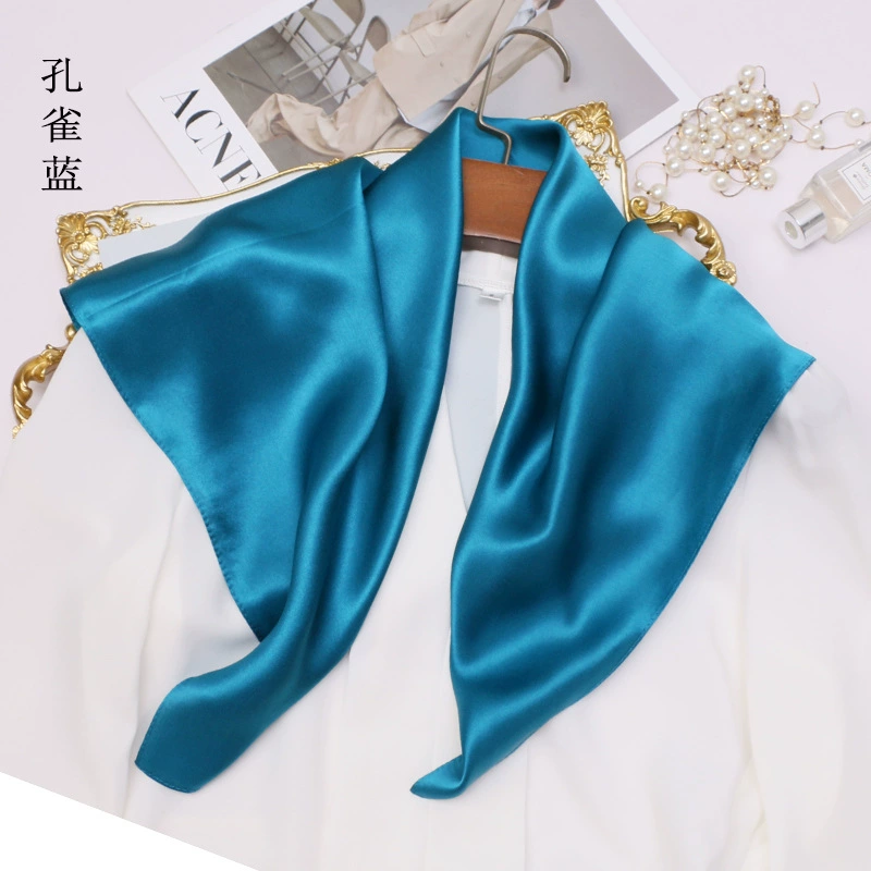 春夏無地マルベリーシルクスカーフスクエアヒジャブスカーフ53 - Silk Neck Scarf のレビューと価格